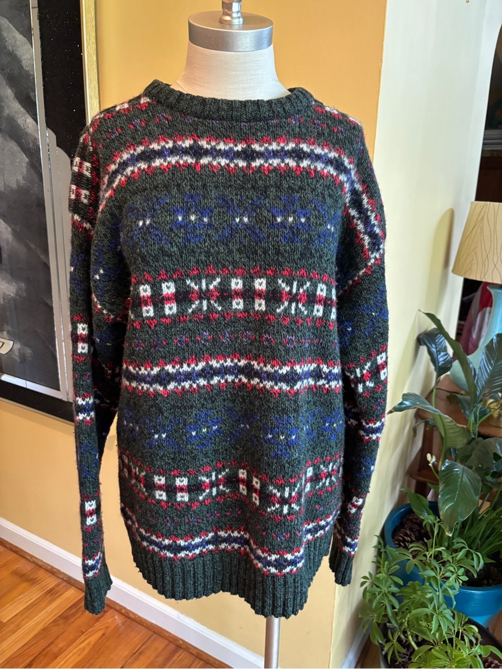 vintage woolrich wool pullover sweater